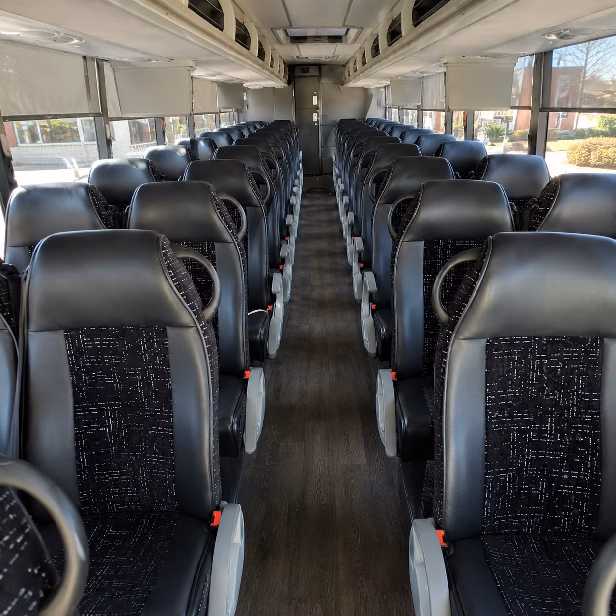 coconut creek charter bus rental interior