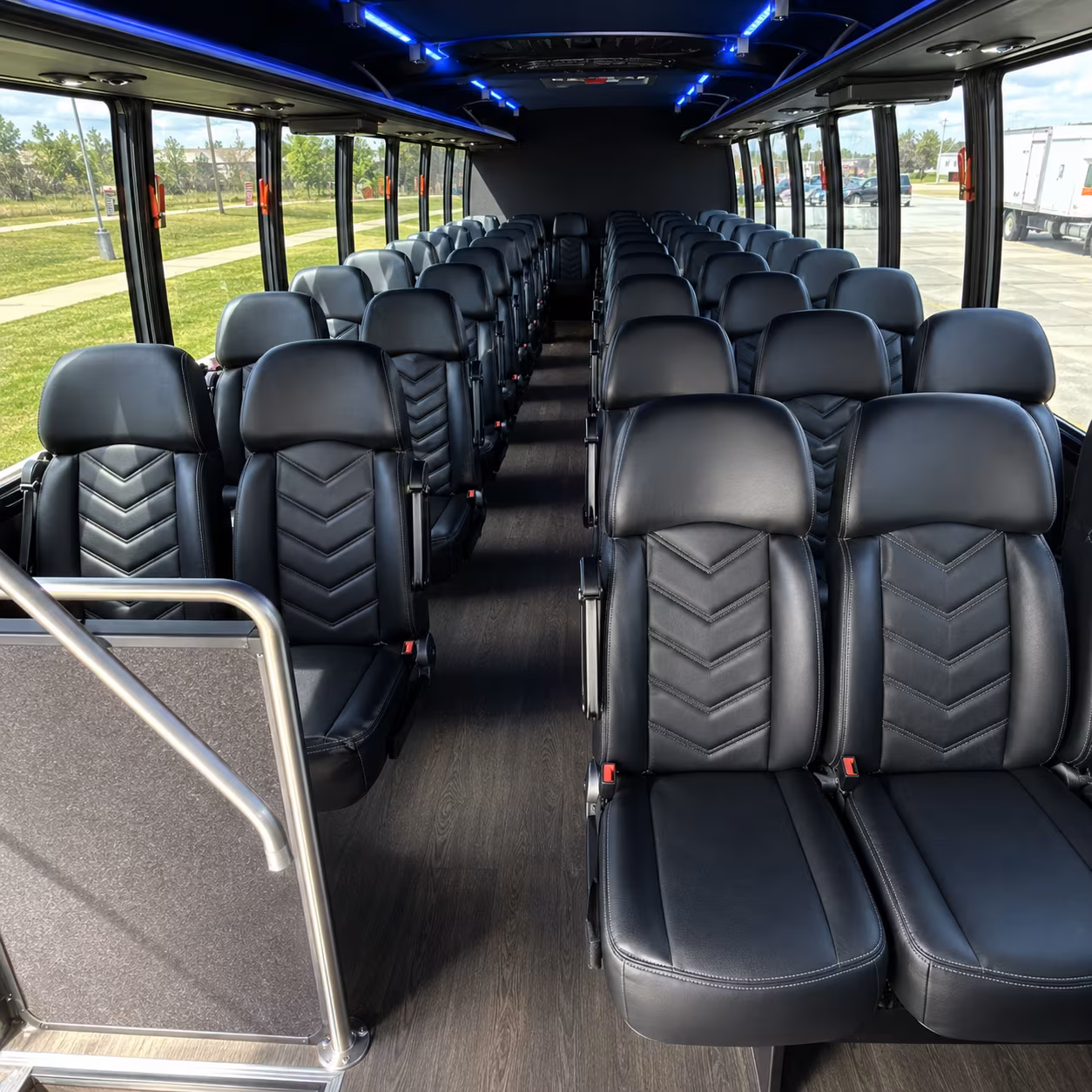 coconut creek corporate event transportation onboard seating