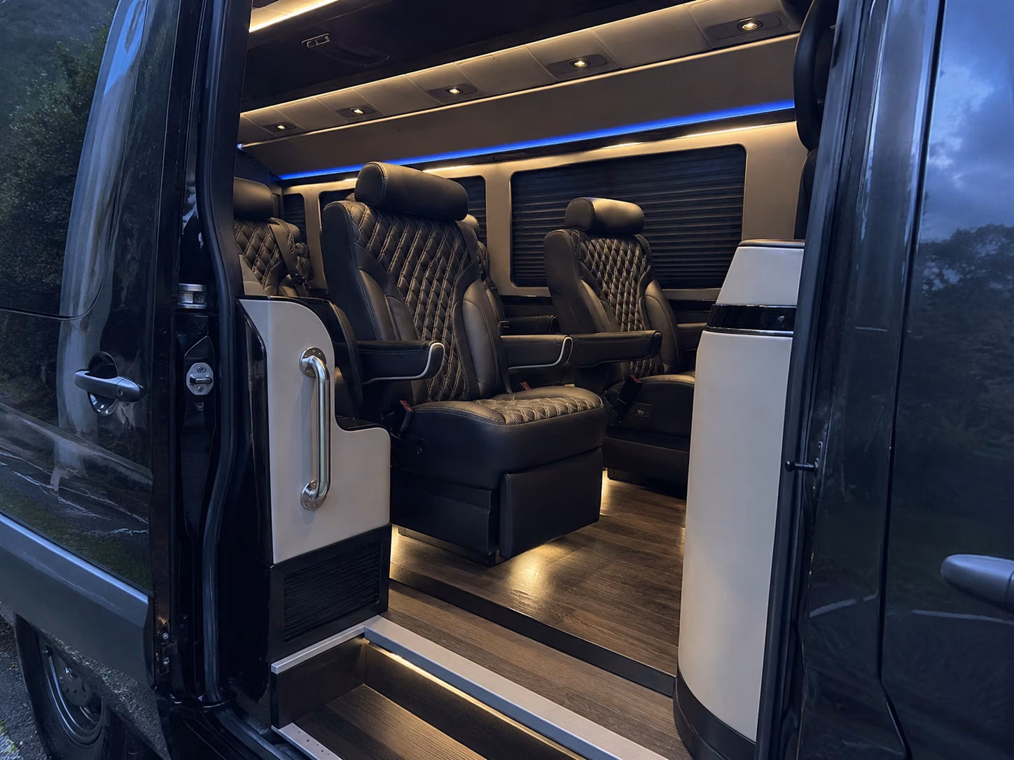coconut creek employee transportation onboard seating