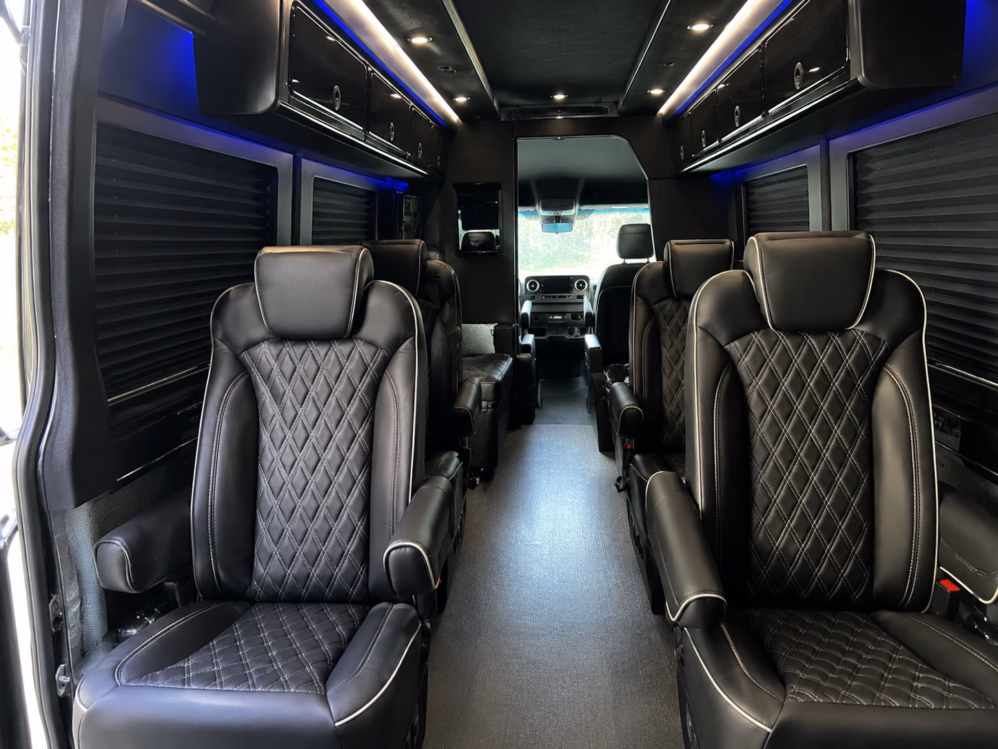 compare bridal party transportation options from sprinter vans to party buses